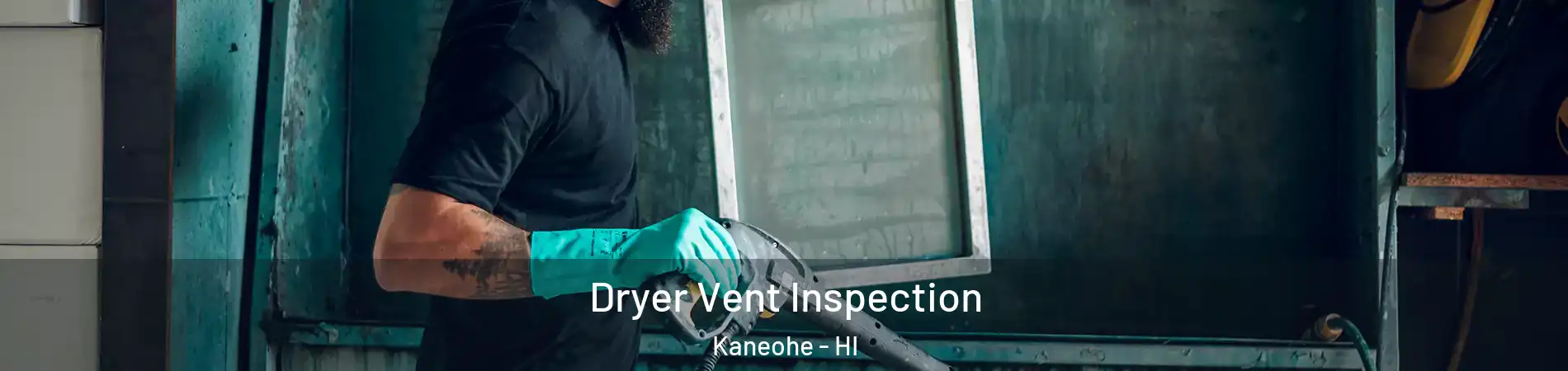  Dryer Vent Inspection Kaneohe - HI